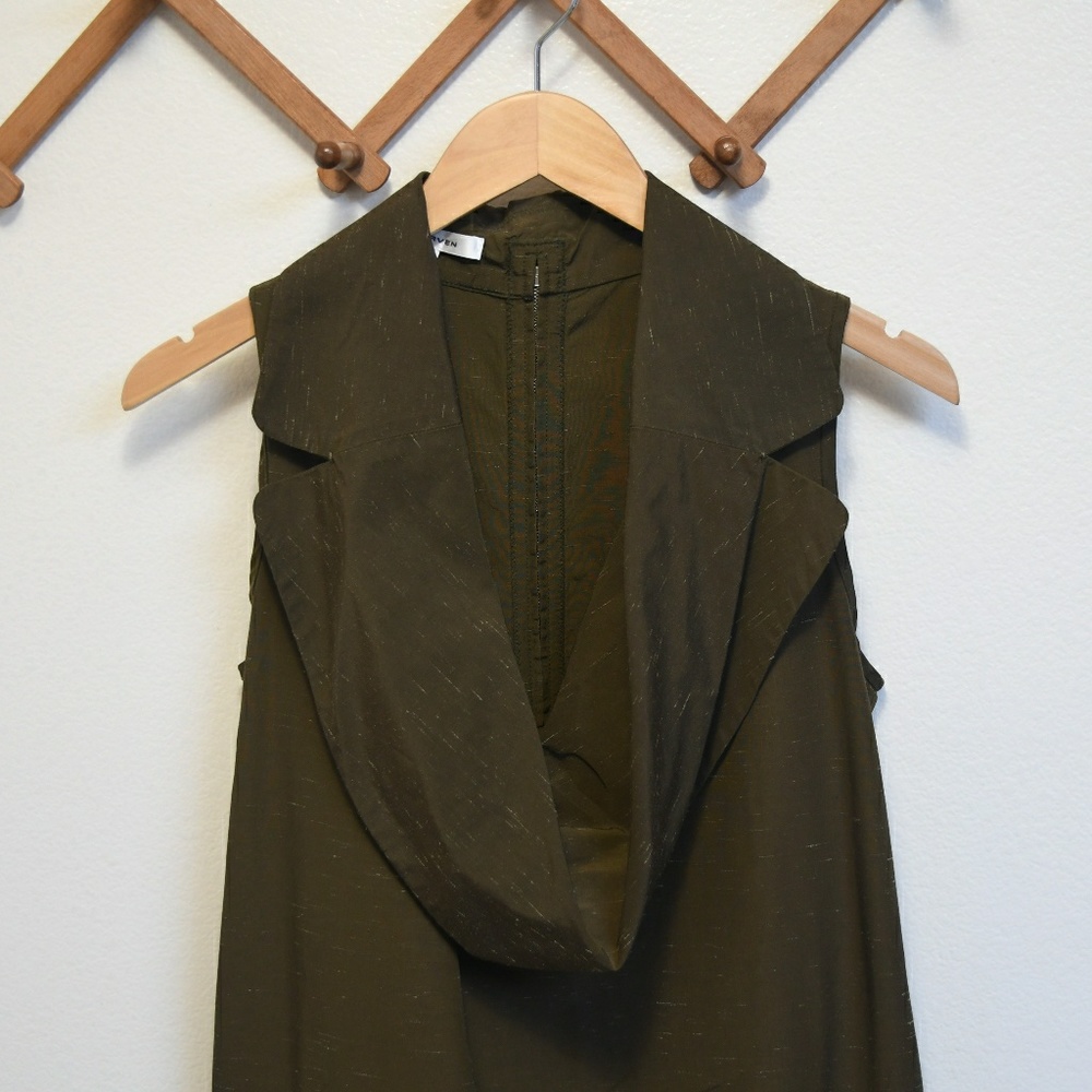 Carven Silk Blend Cowl Neck Shift Size 40/US 6 - Picture 4 of 6